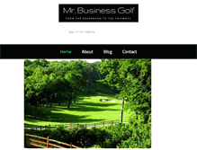 Tablet Screenshot of mrbusinessgolf.com